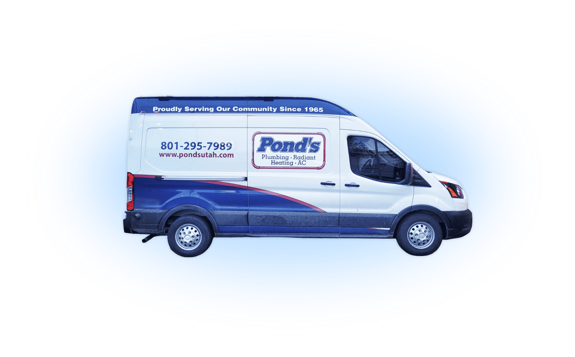 Pond's service van.