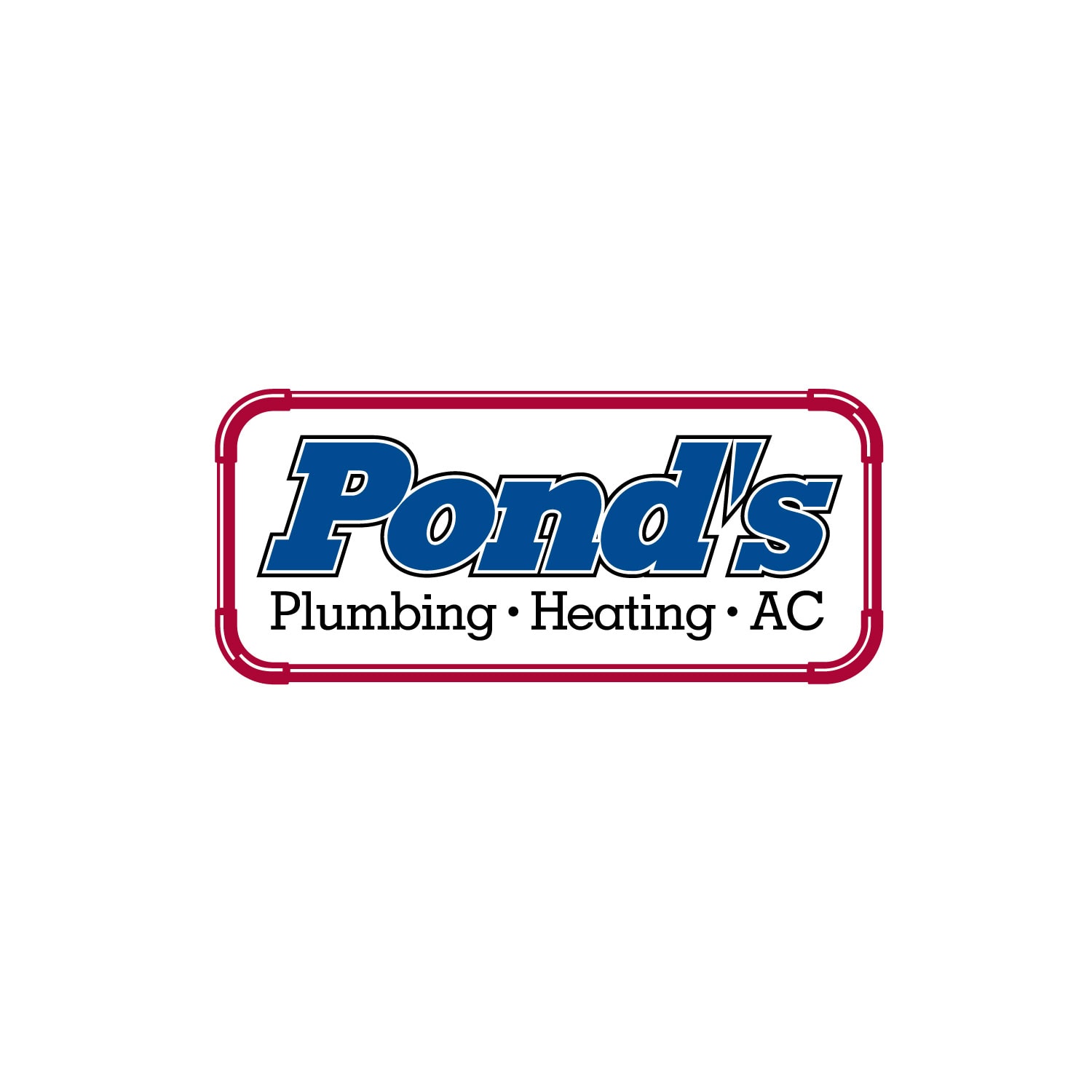 Pond's Plumbing, Heating and Air Conditioning logo